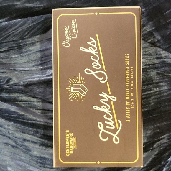 💥BUY 2 GET 1 FREE Gentlemen's Hardware Lucky Socks Organic Cotton - Picture 2 of 2